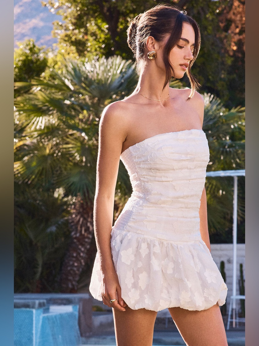 Amanda Uprichard Rendezvous Dress White